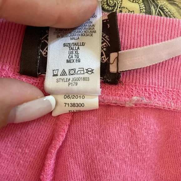 Juicy Couture Pink Velour Sweatpants - Picture 4 of 7